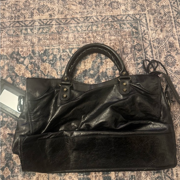 Balenciaga Black Leather City Bag - Picture 3 of 7